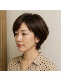 レイヤーショートボブ　20代 30代 40代 50代 60代