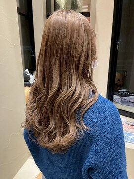 ヘアーザラブズラフズ オーガニカ 北九州(HAIR THE LOVES LAUGHS ORGANICA) ★ベージュ/ブリーチベース/透明感カラー