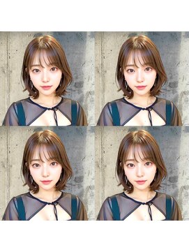 ウィールール 札幌店(WE RULE) 大人可愛い“柔らかシースルーミディボブ”