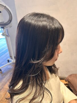 【顔周りふんわりレイヤー】