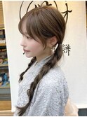 髪質改善*斜め前髪ニュアンスヘアセット*美髪【Zina渋谷本店】
