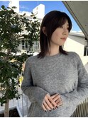 20代30代ボブ/ミディアムレイヤー/グレージュ/透明感/天神/大名