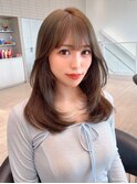 大人可愛いミディアムレイヤー