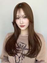 トリッカ シブヤ(TRICCA SHIBUYA) レイヤーカット/ロングレイヤー/チョコレートブラウン/春カラー