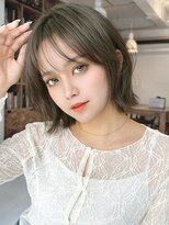 シンカ 五香(SHiNKA)&nbsp;小顔レイヤーボブ×フォレストグレージュ