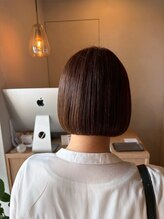 シー 岡崎(,SHE)&nbsp;ハイライトカラーカーキベージュマロンベージュ束感ショート