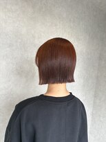 ルクス パークアベニュー(Lx park avenue) オレンジ切りっぱなしボブ