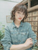 サニーサイド(SUNNY SIDE)&nbsp;パーマ風巻き髪ボブ