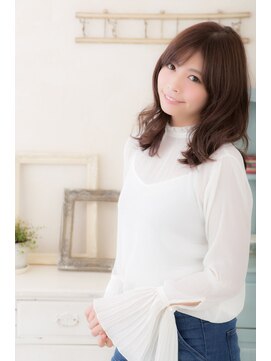 リトル 心斎橋(little) 秋カラー♪ゆるふわセミディ