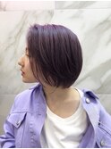 Lee梅田★ナチュラルボブ×イルミナカラー（トワイライト）