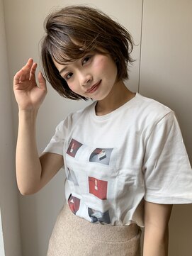 ロンド 表参道店(Lond) スタイリングがしやすい*カジュアルショートボブ*