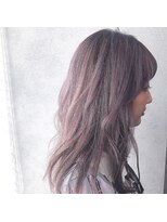 ヘアサロンM 新宿&nbsp;デザインカラー/厚めバング/ローライト/スリークボブ