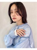 アンニュイバングで大人見えボブ【アフロート吉祥寺 緒方】