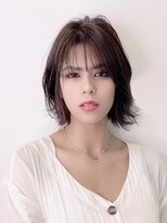 シースルーバング切りっぱなしボブ☆髪質改善/銀座/有楽町/京橋