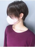 【morio池袋】大人可愛い前髪20代30代40代耳かけ小顔ショート
