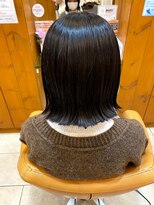 ヘアーアンドメイク エクリ 不動前店(Hair&Make equri)&nbsp;ツヤっとボブ
