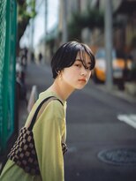 ベンジー 薬院大通店(benji) 【benji】黒髪マッシュショート　ハンサムショート3