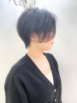 グランドライン(GRAND LINE) 20代、30代、40代　大人ハンサムショートヘア　アッシュブラック