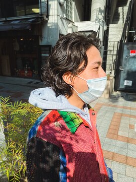 ルーカス(LUCAS) 常田大希風　ミディアムパーマ