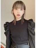 ウルフミディ レイヤーミディ 顔まわりレイヤー
