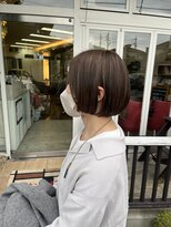 ヘアークリニックサロンおり紙 前上がりボブ