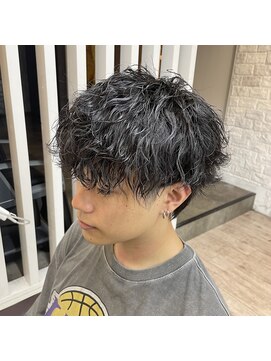 カイノオム 梅田(KAINO HOMME) 波パーマ　マッシュ　刈り上げ　ツーブロック