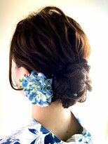 リノヘアー 上板橋(LINO HAIR)&nbsp;ニュアンス涼しげアップ
