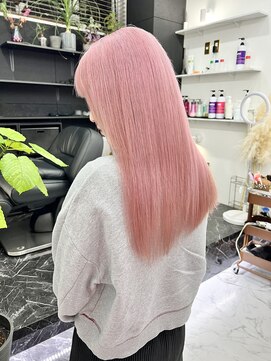 チュダック(ChuDuck) 韓国風《ペールピンク》ハイトーン/ケアブリーチ/ダブルカラー