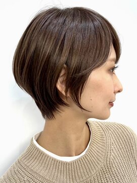 プルーヴ 秋葉原(prove) 30代40代大人女性/前髪ありショートボブ/ショートヘア/髪質改善