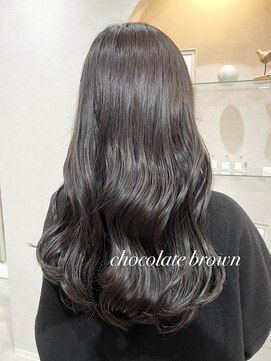 カラークチュール(Color Couture) レイヤーロング/髪質改善/レッドブラウン/フルバング/イメチェン