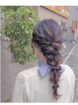 エルパティオ(EL PATIO) リボンアレンジヘア／パーティースタイル