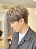 ミルクティーベージュブリーチダブルカラー佐賀メンズサロン