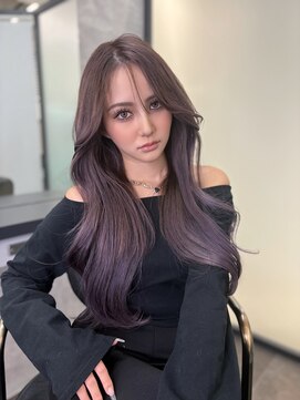 リリー(Lilley) 【lilley 稲永麻衣】羽エクステ+ロングヘア+韓国ヘア