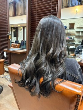 ヘアメイク アプト モカレーベル(HAIR MAKE apt mocalabel) オリーブグレー
