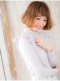辻堂/髪質改善/アプリコットオレンジ♪大人ガーリーボブe