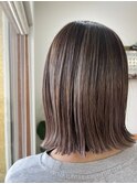 タッセルカット　バレイヤージュ