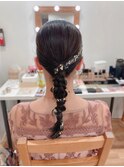 ポニーテールアレンジ