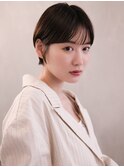▽コンパクトショートミニウルフブリーチなし前髪ミディアム新宿