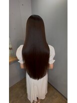 ミヨン 京都烏丸店(miyon)&nbsp;【miyon】韓国レイヤーカット×暗髪カラー×髪質改善