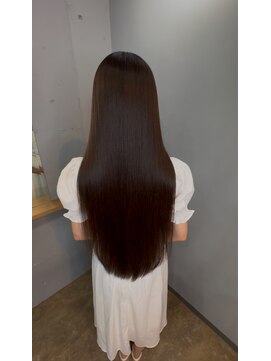 ミヨン 京都烏丸店(miyon) 【miyon】韓国レイヤーカット×暗髪カラー×髪質改善