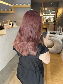 ミー(mii) 【ケアブリーチ】ピンクベージュ