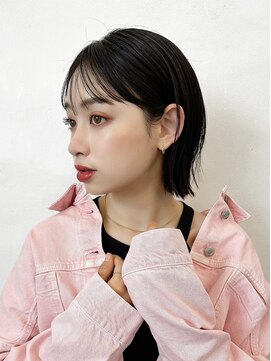 ガーデントウキョウ(GARDEN Tokyo) ボブ/ミニボブ/暗髪/黒髪/シースルーバング/髪質改善/縮毛矯正