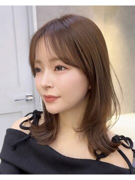 ロンドアヴァントゥス 池袋(Lond aventus) 韓国レイヤー/韓国風/ボブ/髪質改善/黒髪/ブリーチなし〔池袋〕