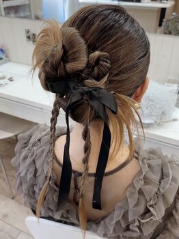 ケイティ(Keity)の写真/梅田5分【電話予約＆キャッシュ払い】でヘアセット￥2000~！早朝6時～予約OK！結婚式などの大切な日に♪