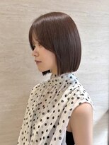 パルス ヨコハマ(PULSE yokohama) 横浜丸顔面長タッセルボブレイヤーボブ切りっぱなし くびれボブ