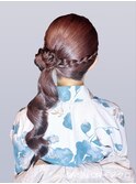 【推し活ヘアメ】お団子サイドポニー