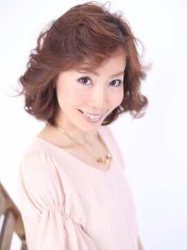 美容室ソラ 小岩店(sora) ふわりグラカラーｘ大人カールスタイル【ブラウン】【小岩】