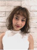ラフなカールで仕上げるボブstyle