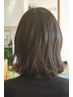 髪に優しいカラー（全体）＋クイックトリートメント+ホームケア付　￥9400～