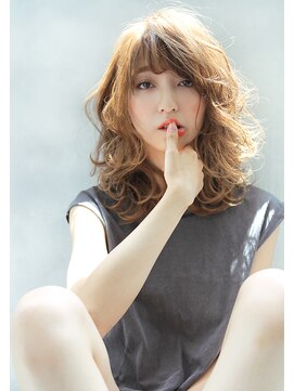 ラエティス(Laetus) ☆ソフトウルフ☆デジタルパーマ/大人グレージュ/3Dハイライト